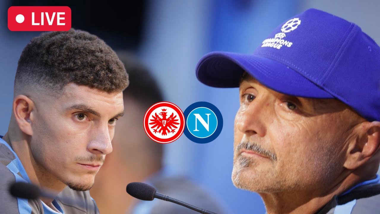 Conferenza stampa Spalletti e Di Lorenzo 🔴 Eintracht Napoli 🎙️ Champions League