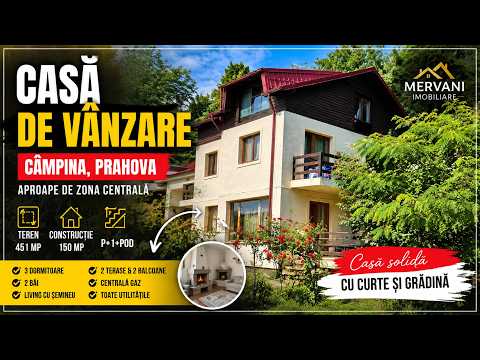 Casa cu 4 camere de vanzare in Campina — Video