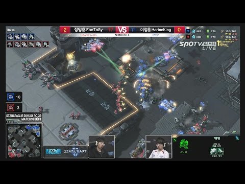 [Starleague] FanTaSy vs MarineKing Challenge RO.32 3set -EsportsTV