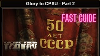 🌆 Glory to CPSU - Part 2 Prapor Task Quest Guide on Streets of Tarkov: All 4 Possible Spawns! 🎮#eft