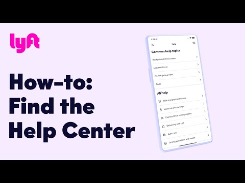 How To Find The Help Center Tutorial Learn With Lyft Walkthrough Ui Lyft