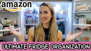 ULTIMATE REFRIGERATOR ORGANIZATION | Satisfying Clean and Fridge Restock Organizing On A Budget