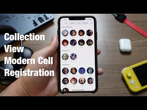 Modern Collection View [1] - Using Cell Registration API | iOS 14 thumbnail