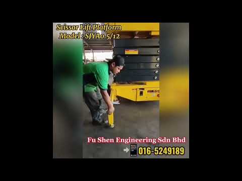Need a Lift? Check Out the Fu Shen SJYA Series Scissor Lift Platform – Rent or Buy Today!  #fypageシ #youtube