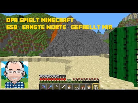Opa spielt Minecraft 658 -- Ernste Worte -- gefällt mir