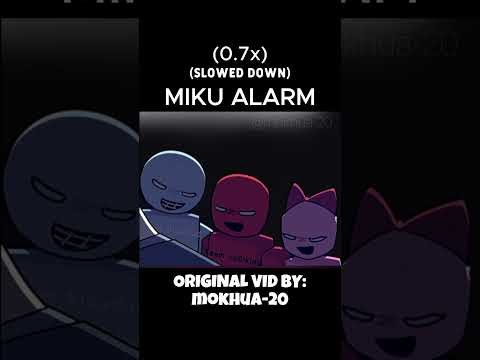 Miku alarm forsaken but slowed 0.3x #roblox