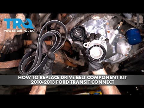 How to Replace Drive Belt Component Kit 2010-2013 Ford Transit Connect 2.0L