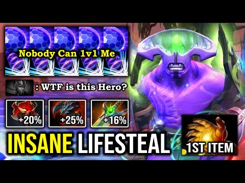 ABSOLUTELY BASH GOD 1st Midas Faceless Void Nonstop Lifesteal Even PA Can't 1v1 with Satanic DotA 2