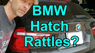 How to fix ANNOYING rear hatch rattles in BMW X3, X4, X5, X6