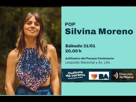 31 de Enero 2026 SILVINA MORENO canta Cuidame en vivo en el Anfiteatro Parque Centenario HD