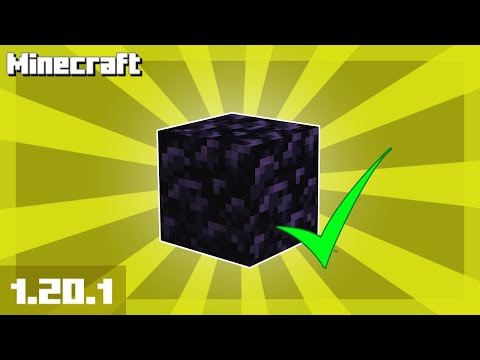 How to Make Obsidian in Minecraft! 1.20.1