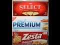 Meijer Premium Zesta Saltine Crackers Blind Taste Test