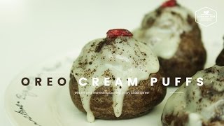 오레오 슈 만들기, 초코 슈크림 : How to make Oreo Cream Puffs,chocolate choux : オレオシュー - Cooking tree 쿠킹트리