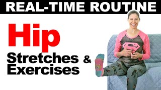 Real-Time Hip Stretching & Exercise Routine