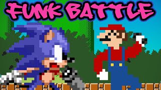 Sonic Vs Weird Mario - Funk Battle!!
