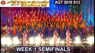 Voices of Hope Children&#39;s Choir &quot;Defying Gravity&quot; AWESOME Semifinals 1 America&#39;s Got Talent 2018 AGT