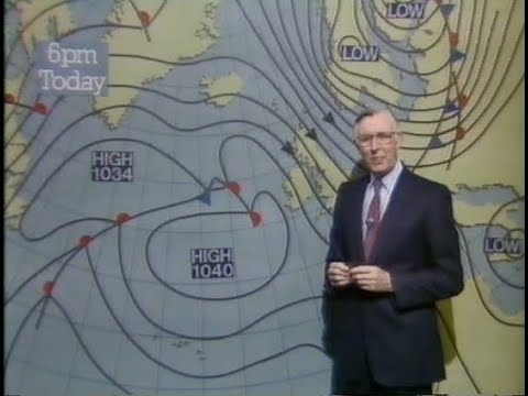 Weather Forecast with Jack Scott 4th December 1981 BBC1