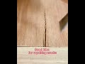 How To Repair Wooden Cracks #shorts #trending #satisfying #shortvideo #woodenwork