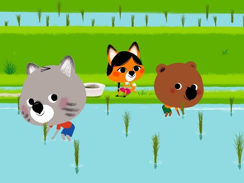 Mouk Der Weltreisebär - In den Reisfeldern | Zeichentrickfilm für Kinder