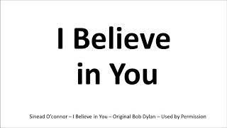 I Believe in You Sinead Oconnor