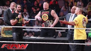 Royal Rumble WWE World Heavyweight Championship Contract Signing: Raw, January 12, 2015