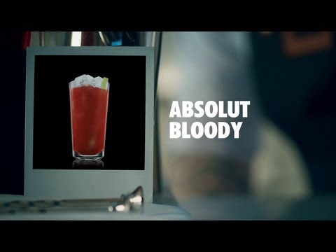 ABSOLUT BLOODY DRINK RECIPE - HOW TO MIX