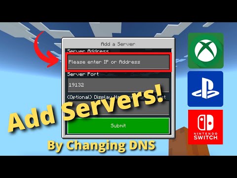 How To Add Minecraft Servers To Xbox, Playstation, Switch! (Bedrock Connect)