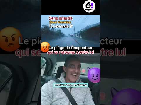 L’inspecteur pensait le piéger… sa réponse le surprend 😂🚗