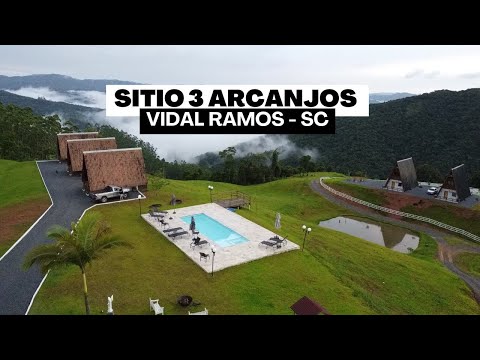 Sitio 3 Arcanjos / Vidal Ramos - hospedagem, Camping, Passeio a Cavalo e lagoa de pesca