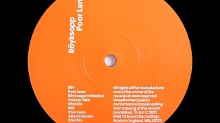 Röyksopp ‎– Poor Leno (Röyksopp's Istanbul Forever Take)