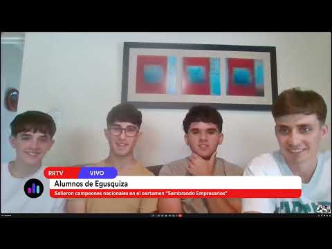 Alumnos de Egusquiza salieron campeones nacionales en el certamen “Sembrando Empresarios”