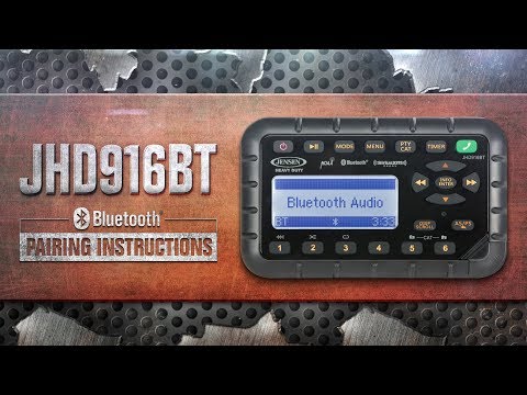 JENSEN® Heavy Duty JHD916BT | Bluetooth Pairing