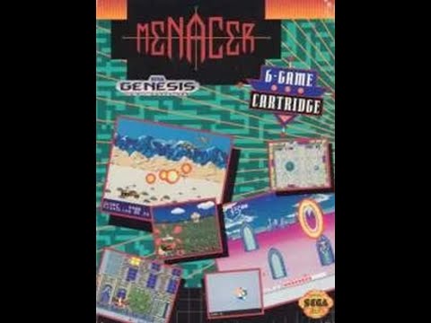 reviewing menacer 6 game cartridge for Sega Genesis
