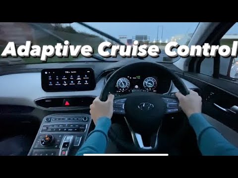 Adaptive Cruise Control - Step by step demonstration - Hyundai Santa Fe #adaptivecruisecontrol