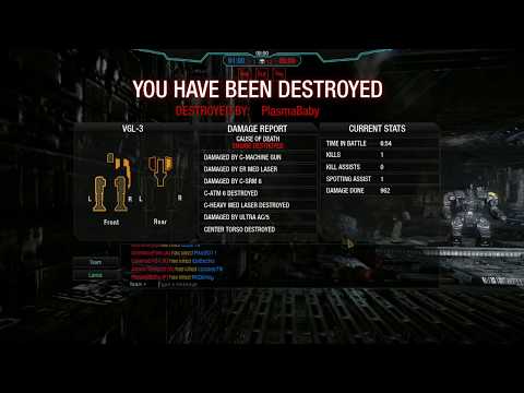 MWO Vapor Eagle VGL-3:  3 Heavy Medium Lasers, 3 ATM6