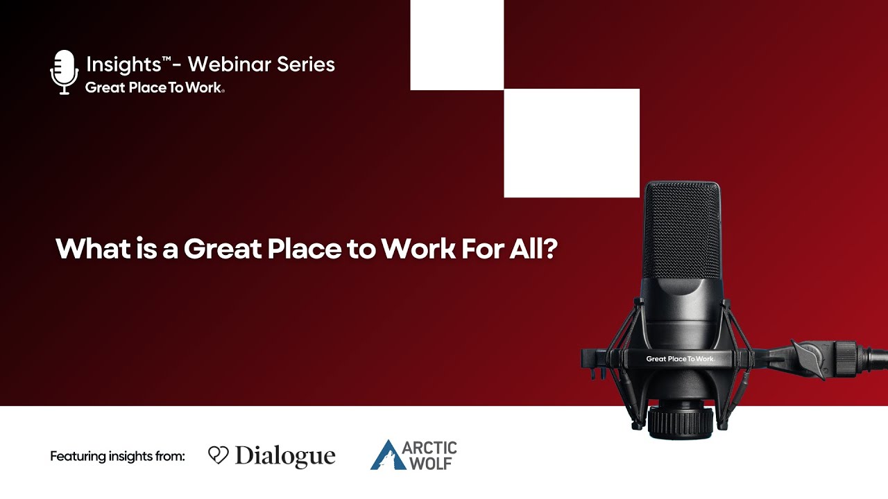 What is a Great Place to Work For All