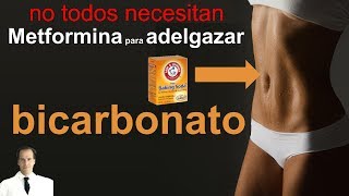 Bicarbonato para adelgazar (grasa del abdomen o estómago inflamado)