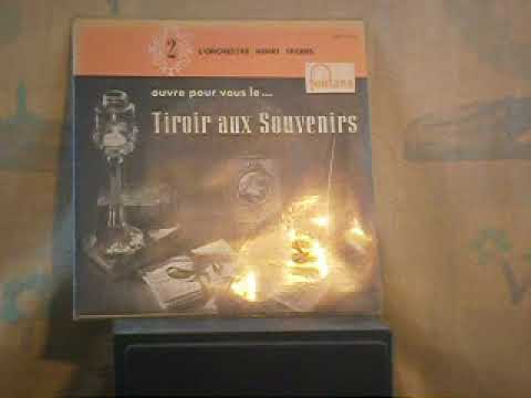Henri Segers Tiroir aux souvenirs  face B - 1958