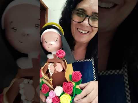 Boneca Santa Terezinha em eva