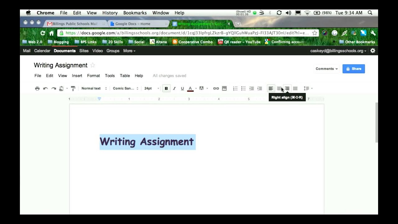 D2Apps Tutorial: Creating a New Word Processing Document