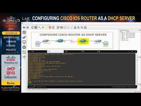 Routing Lab - CONFIGURE CISCO IOS ROUTER AS A DHCP SERVER
