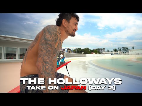 Max Holloway goes SURFING in JAPAN (Day 2) | The Holloways