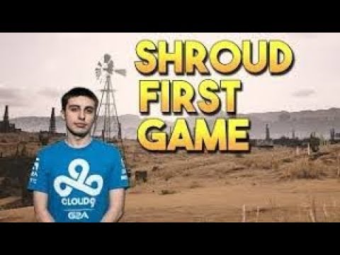 SHROUD FIRST TIME PLAYING PUBG!