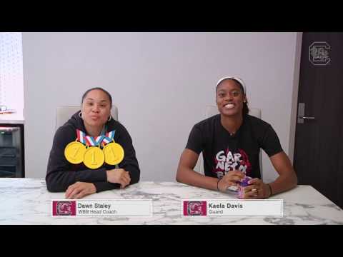 Kaela Davis Bean Boozled - Dawn Staley