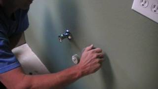 Installing Bathroom Faucet Shut off Valves - Plumbing Tips