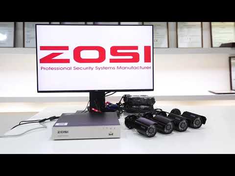 1080P Security Camera 5MP Lite DVR System with  1TB Hard Drive -ZOSI Security System