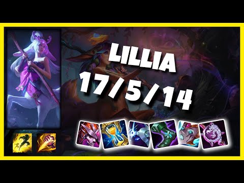Lillia vs Graves EU Challenger JUNGLE (17/5/14) Gameplay Replay - Patch 10.24