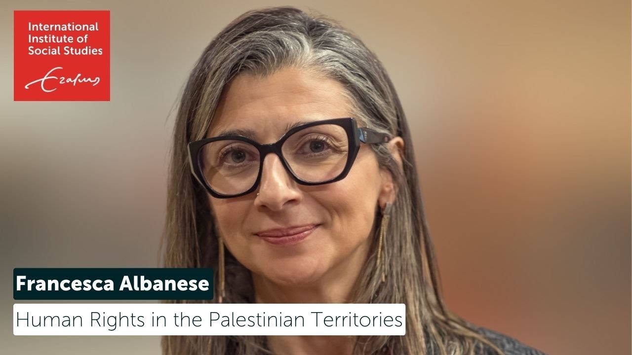 Human Rights in the Palestinian Territories | Francesca Albanese at Erasmus University Rotterdam