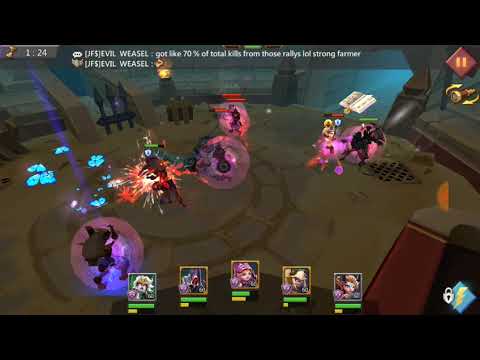 🗡🗡 Lords Mobile Colosseum | Necromancer OR Elf | ATK30% MDEF75% | Epic Matches 🗡🗡