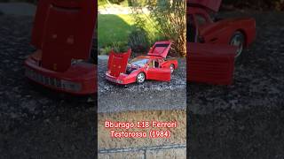 Kovový Model Bburago 1:18 - Ferrari Testarossa (1984)